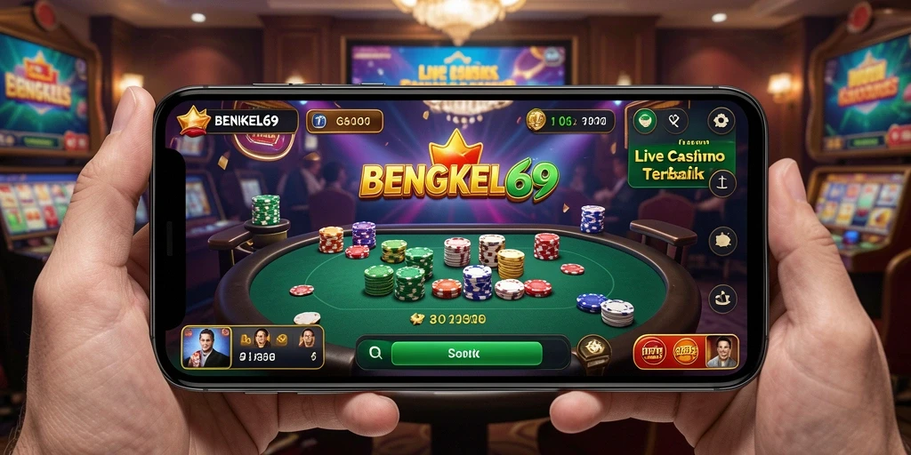 Screenshot BENGKEL69 menampilkan gameplay Live Casino yang menarik dan interaktif.