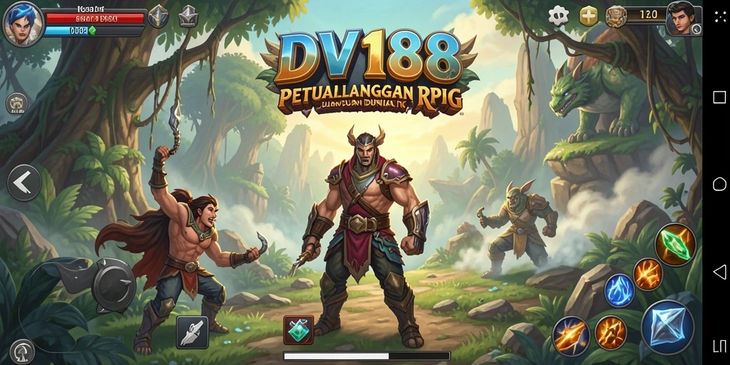 Tangkapan layar menampilkan aksi seru dalam permainan RPG.