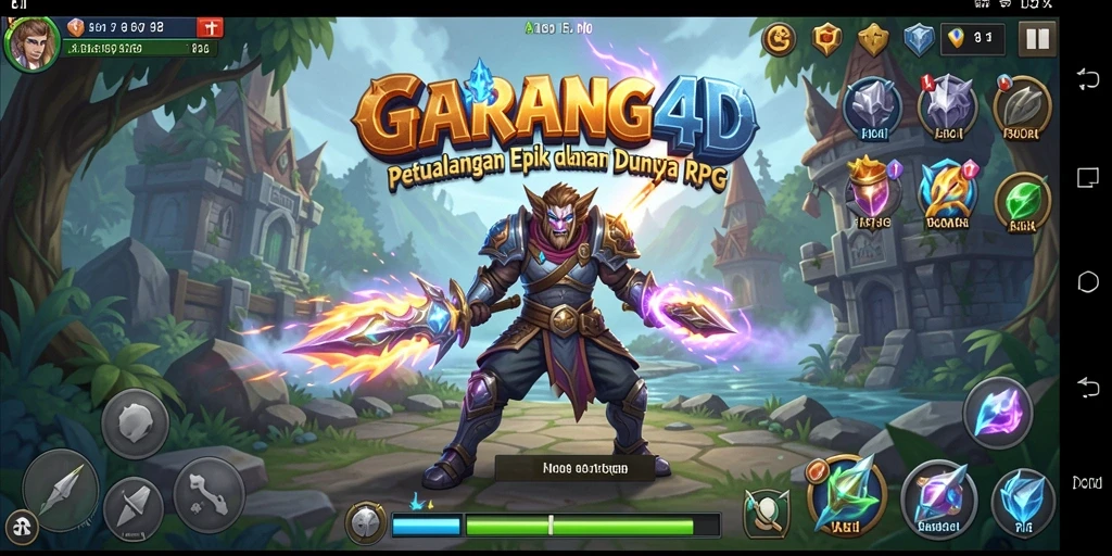 Tangkapan layar menunjukkan aksi mendebarkan dalam gameplay GARANG4D.