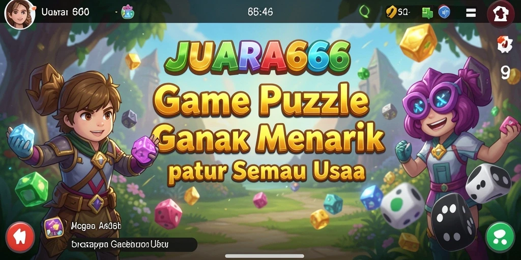 Screenshot JUARA666 menunjukkan gameplay Puzzle yang menantang dan menarik.