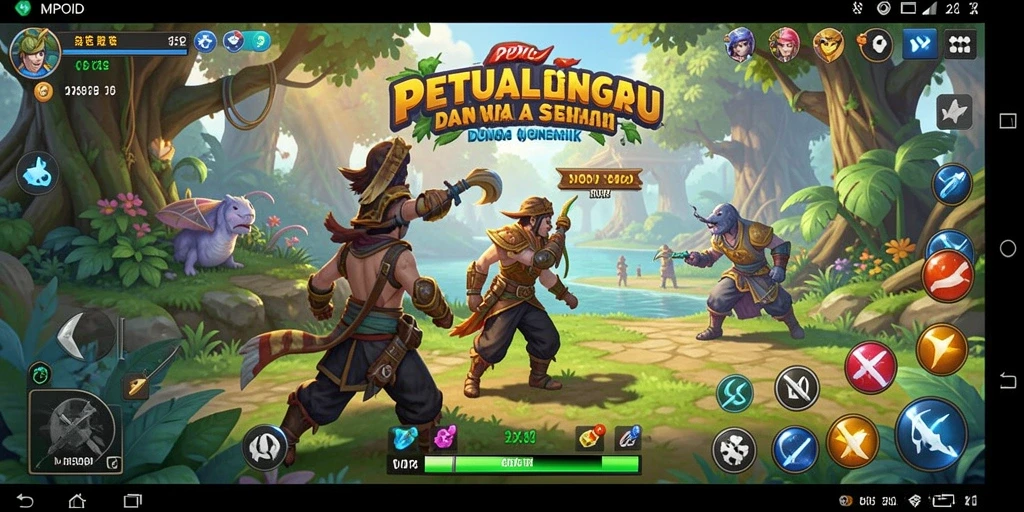 Screenshot MPOID menampilkan gameplay yang seru di dunia petualangan.