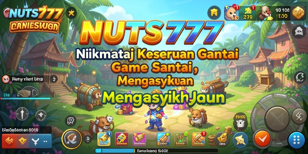Tampilan menarik dari gameplay NUTS777 yang menyenangkan.
