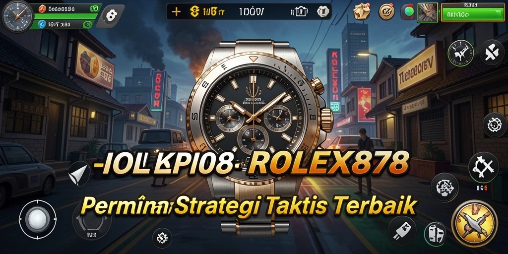 Screenshot utama ROLEX878 menampilkan gameplay strategis yang intens.