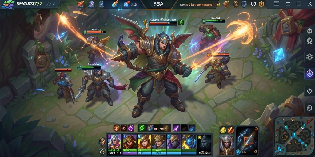 Gameplay seru dan intens di SENSASI777