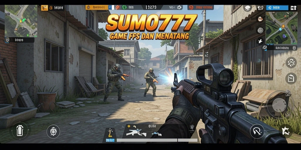 Tampilan gameplay <strong>SUMO777</strong> yang intens dan mendebarkan.