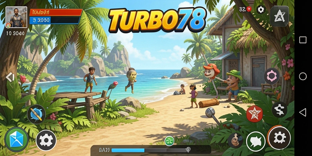 Tampilan gameplay TURBO78 yang menarik dan menyenangkan.