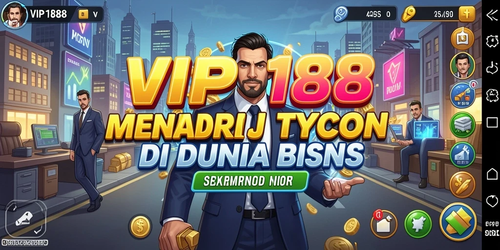 Screenshot gameplay VIP188 menampilkan manajemen bisnis yang menarik.